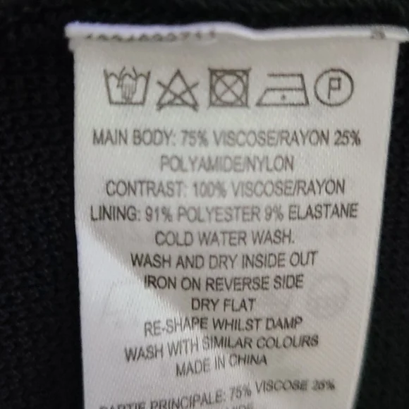 French Connection Cruz Danni Lace Inset Bodycon Dress Black‎ Size 0NWT $188